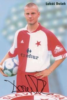 Lukas Dosek  Slavia Prag  Fußball Autogramm  Foto original signiert 