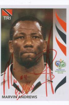 Marvin Andrews  Trinidad Tobago  Fußball Autogramm  Foto original signiert 
