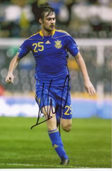 Artem Milewskiy  Ukraine  Fußball Autogramm  Foto original signiert 