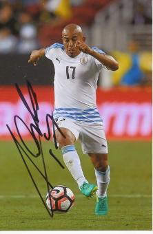 Edigio Arevalo  Uruguay  Fußball Autogramm  Foto original signiert 