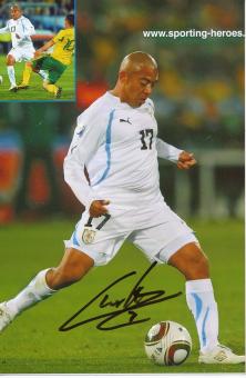 Egidio Arevalo Rios  Uruguay  Fußball Autogramm  Foto original signiert 