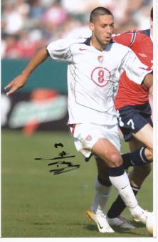 Clint Dempsey  USA  Fußball Autogramm  Foto original signiert 