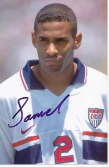 Anthony Sanneh  USA  Fußball Autogramm  Foto original signiert 