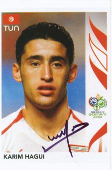 Karim Hagui  Tunesien Fußball Autogramm  Foto original signiert 