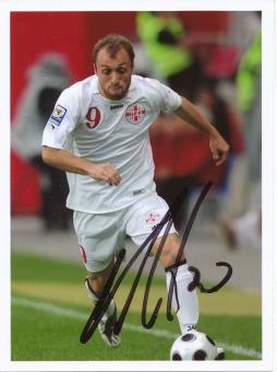 Aleksandre Iashvili  Georgien  Fußball Autogramm  Foto original signiert 