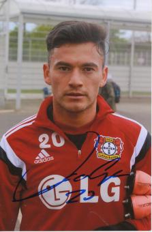 Charles Aranguiz  Bayer 04 Leverkusen  Fußball Autogramm Foto original signiert 