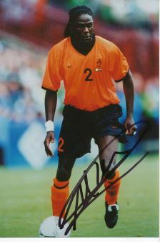 Mario Melchiot  Holland  Fußball Autogramm  Foto original signiert 