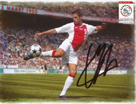 John Heitinga  Ajax Amsterdam  Fußball Autogramm  Foto original signiert 