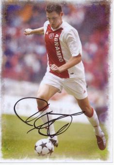 Jelle van Dame  Ajax Amsterdam  Fußball Autogramm  Foto original signiert 