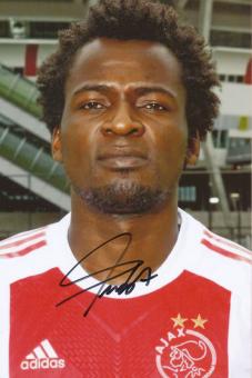Timothe Atouba  Ajax Amsterdam  Fußball Autogramm  Foto original signiert 