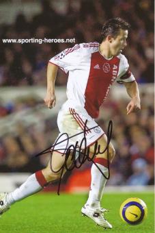 Thomas Galasek  Ajax Amsterdam  Fußball Autogramm  Foto original signiert 