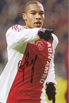 Nigel De Jong  Ajax Amsterdam  Fußball Autogramm  Foto original signiert 
