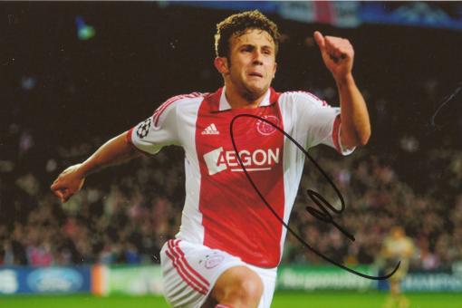 Miralem Sulejmani  Ajax Amsterdam  Fußball Autogramm  Foto original signiert 