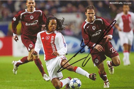 Urby Emanuelson  Ajax Amsterdam  Fußball Autogramm  Foto original signiert 