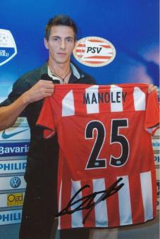 Stanislav Manolev  PSV Eindhoven Fußball Autogramm  Foto original signiert 