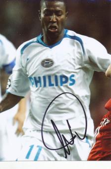 Edison Mendez  PSV Eindhoven Fußball Autogramm  Foto original signiert 
