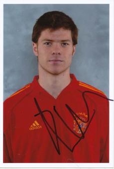 Xabi Alonso  Spanien  Fußball Autogramm  Foto original signiert 