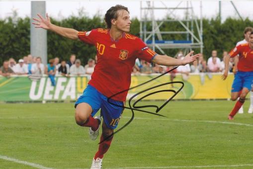 Sergio Canales  Spanien  Fußball Autogramm  Foto original signiert 