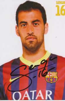 Sergio Busquets   FC Barcelona  Fußball Autogramm  Foto original signiert 