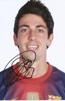 Isaac Cuenca   FC Barcelona  Fußball Autogramm  Foto original signiert 
