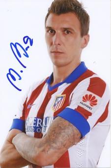 Mario Mandzukic  Atletico Madrid  Fußball Autogramm Foto original signiert 