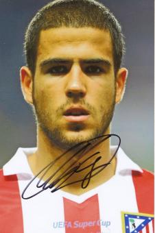 Alvaro Dominguez  Atletico Madrid  Fußball Autogramm Foto original signiert 