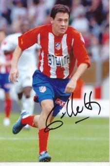 Luciano Galletti  Atletico Madrid  Fußball Autogramm Foto original signiert 
