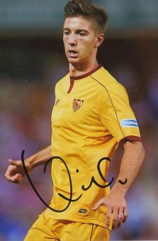 Luciano Vietto  FC Sevilla  Fußball Autogramm Foto original signiert 