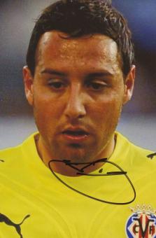 Santi Cazorla  FC Villarreal  Fußball Autogramm Foto original signiert 