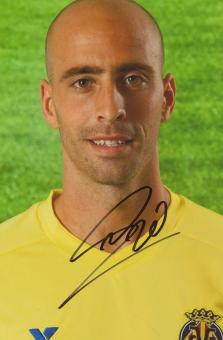 Borja Valero  FC Villarreal  Fußball Autogramm Foto original signiert 