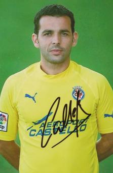 Javier Calleja  FC Villarreal  Fußball Autogramm Foto original signiert 