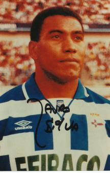 Mauro Silva  Deportivo La Coruna  Fußball Autogramm Foto original signiert 