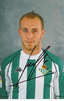 Juanlu  Betis Sevilla  Fußball Autogramm Foto original signiert 
