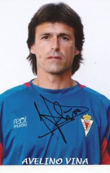 Vina Avelino  Murcia  Fußball Autogramm Foto original signiert 