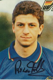 Ruggiero Rizzitelli  Italien Fußball Autogramm Foto original signiert 