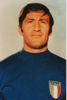 Tarcisio Burgnich † 2021  Italien WM 1970 Fußball Autogramm Foto original signiert 
