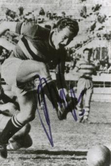 Giampiero Boniperti † 2021  Italien WM 1954  Fußball Autogramm Foto original signiert 