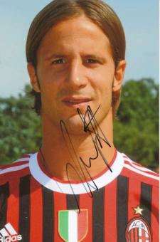Luca Antonini  AC Mailand Fußball Autogramm Foto original signiert 