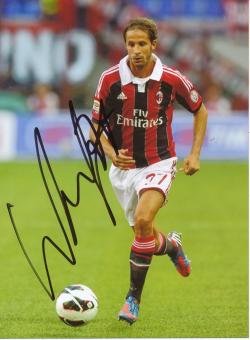 Luca Antonini  AC Mailand Fußball Autogramm Foto original signiert 