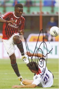 Sulley Muntari   AC Mailand Fußball Autogramm Foto original signiert 