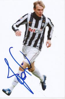 Milos Krasic  Juventus Turin  Fußball Autogramm Foto original signiert 
