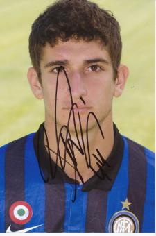 Matteo Bianchetti  Inter Mailand  Fußball Autogramm Foto original signiert 