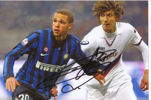 Luc Castaignos  Inter Mailand  Fußball Autogramm Foto original signiert 