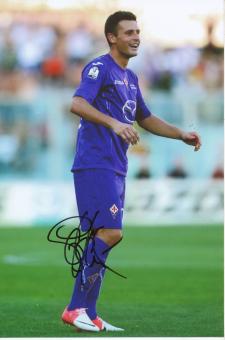 Manuel Pasqual  AC Florenz  Fußball Autogramm Foto original signiert 
