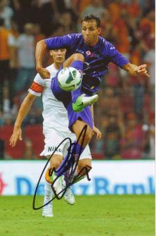 Mounir El Hamdaoui  AC Florenz  Fußball Autogramm Foto original signiert 