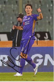 Mario Gomez  AC Florenz  Fußball Autogramm Foto original signiert 
