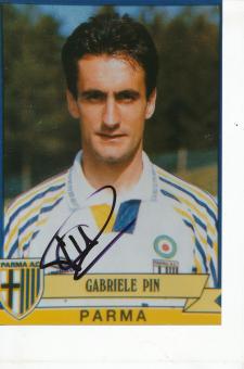 Gabriele Pin  AC Parma  Fußball Autogramm Foto original signiert 
