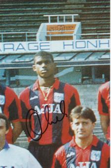Sunday Oliseh  AC Reggiana Fußball Autogramm Foto original signiert 