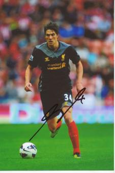 Martin Kelly  FC Liverpool  Fußball Autogramm Foto original signiert 