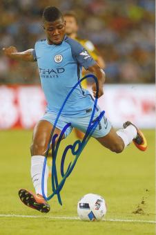 Iheanacho Kelechi  Machester City  Fußball Autogramm Foto original signiert 